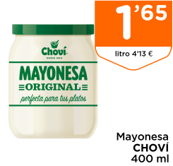 Mayonesa CHOV? 400 ml