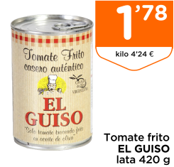 Tomate frito EL GUISO lata 420 g