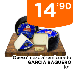 Queso mezcla semicurado GARC?A BAQUERO -kg-