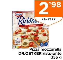 Pizza mozzarella DR.OETKER ristorante 355 g