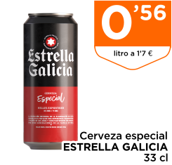 Cerveza especial ESTRELLA GALICIA 33 cl