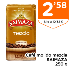 Caf? molido mezcla SAIMAZA 250 g