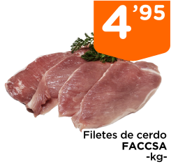 Filetes de cerdo FACCSA -kg-