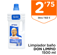 Limpiador ba?o DON LIMPIO 1500 ml