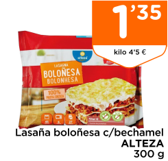 Lasa?a bolo?esa c/bechamel ALTEZA 300 g