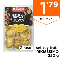 Girasolis setas y trufa RIKISSSIMO 250 g