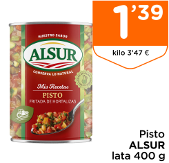 Pisto ALSUR lata 400 g