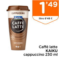 Caff? latte KAIKU cappuccino 230 ml