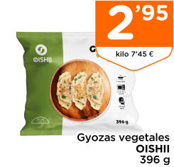 Gyozas vegetales OISHII 396 g