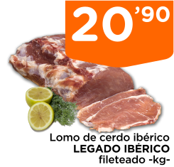 Lomo de cerdo ib?rico LEGADO IB?RICO fileteado -kg-