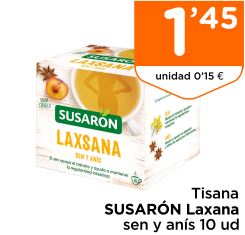 Tisana SUSAR?N Laxana sen y an?s 10 ud