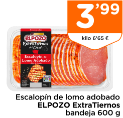 Escalop?n de lomo adobado ELPOZO ExtraTiernos bandeja 600 g