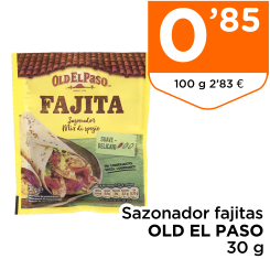 Sazonador fajitas OLD EL PASO 30 g