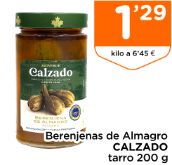 Berenjenas de Almagro CALZADO tarro 200 g