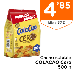 Cacao soluble 0% COLACAO 500 g