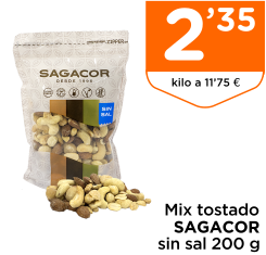 C?ctel tostado SAGACOR 200 g