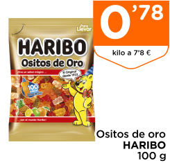 Ositos de oro HARIBO 100 g