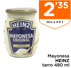 Mayonesa HEINZ tarro 480 ml