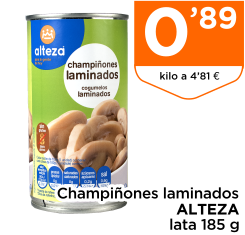 Champi?ones laminados ALTEZA lata 185 g