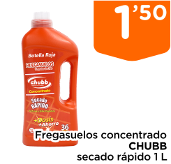 Fregasuelos concentrado CHUBB secado r?pido 1 L