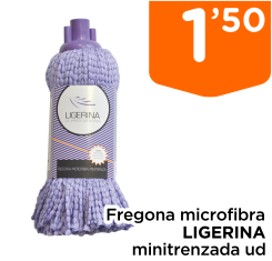 Fregona microfibra LIGERINA minitrenzada ud