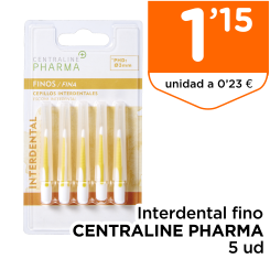 Interdental fino CENTRALINE PHARMA 5 ud