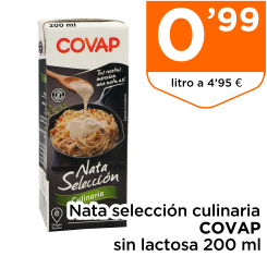 Nata selecci?n culinaria COVAP sin lactosa 200 ml