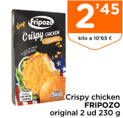 Crispy chicken FRIPOZO original 2 ud 230 g