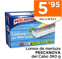 Lomos de merluza PESCANOVA del Cabo 360 g