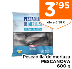 Pescadilla de merluza PESCANOVA 600 g