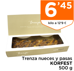 Trenza nueces y pasas K?RFEST 500 g