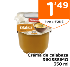 Crema de calabaza RIKISSSIMO 350 ml