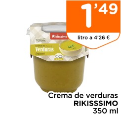 Crema de verduras RIKISSSIMO 350 ml