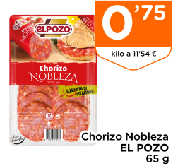 Chorizo Nobleza EL POZO 65 g