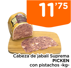 Cabeza de jabal? Suprema PICKEN con pistachos -kg-