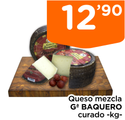 Queso mezcla G? BAQUERO curado -kg-