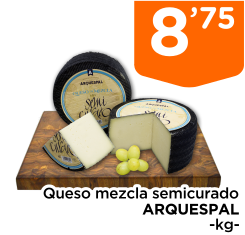 Queso mezcla semicurado ARQUESPAL -kg-