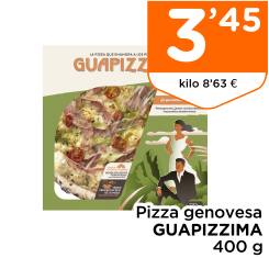 Pizza genovesa GUAPIZZIMA 400 g