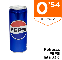 Refresco PEPSI lata 33 cl