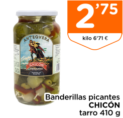 Banderillas picantes CHIC?N tarro 410 g