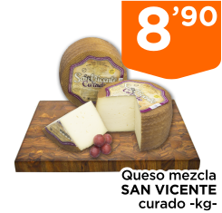 Queso mezcla SAN VICENTE curado -kg-