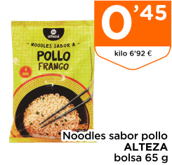 Noodles sabor pollo ALTEZA bolsa 65 g