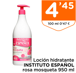 Loci?n hidratante INSTITUTO ESPA?OL rosa mosqueta 950 ml
