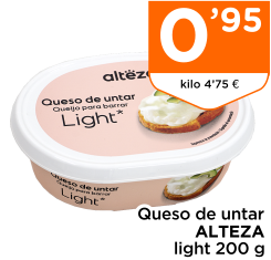 Queso de untar ALTEZA light 200 g