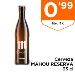 Cerveza MAHOU RESERVA 33 cl