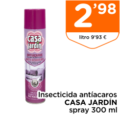 Insecticida ant?acaros CASA JARD?N spray 300 ml
