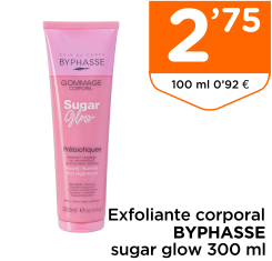 Exfoliante corporal BYPHASSE sugar glow 300 ml
