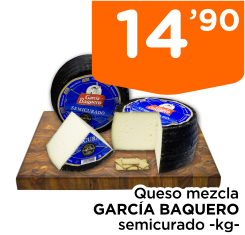 Queso mezcla GARC?A BAQUERO semicurado -kg-