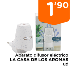 Aparato difusor el?ctrico LA CASA DE LOS AROMAS ud